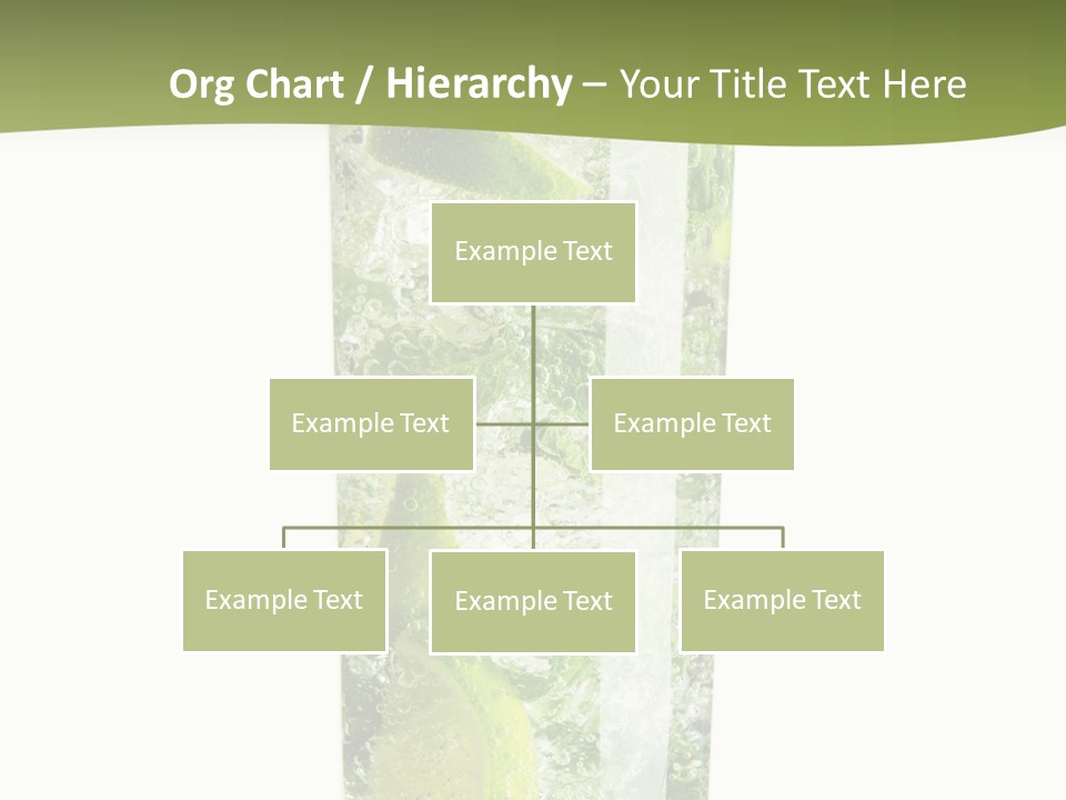 Tropical Fruit White PowerPoint Template