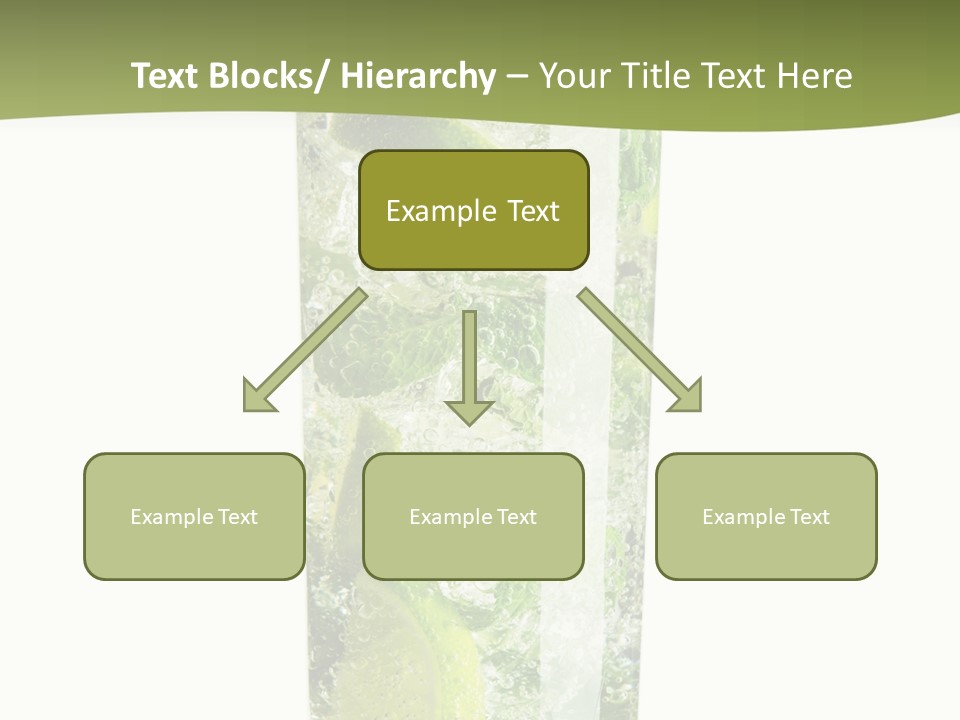Tropical Fruit White PowerPoint Template