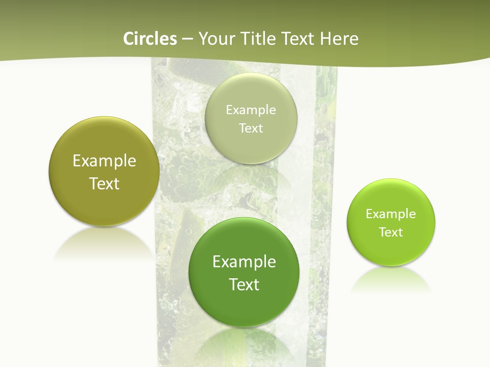 Tropical Fruit White PowerPoint Template