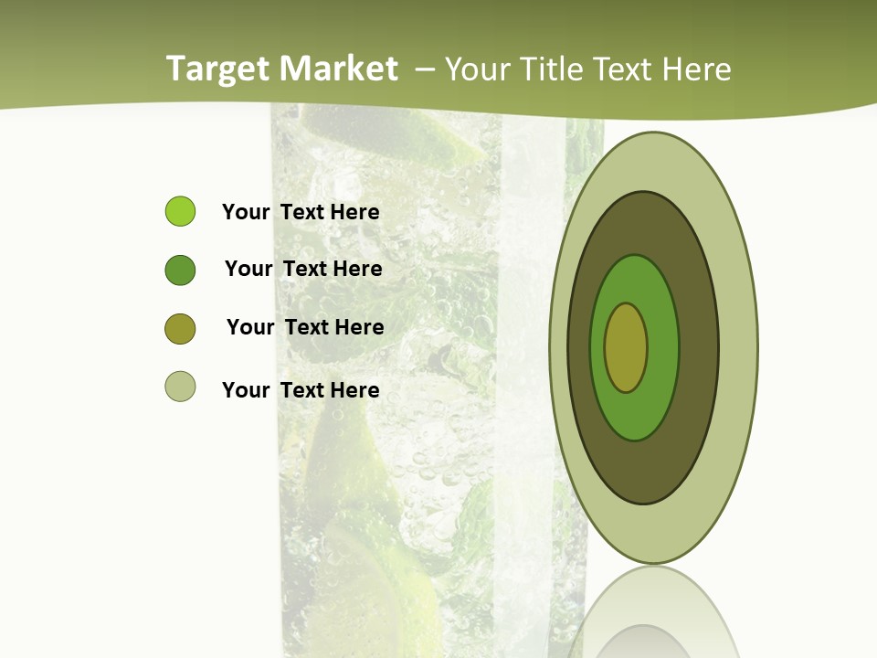 Tropical Fruit White PowerPoint Template