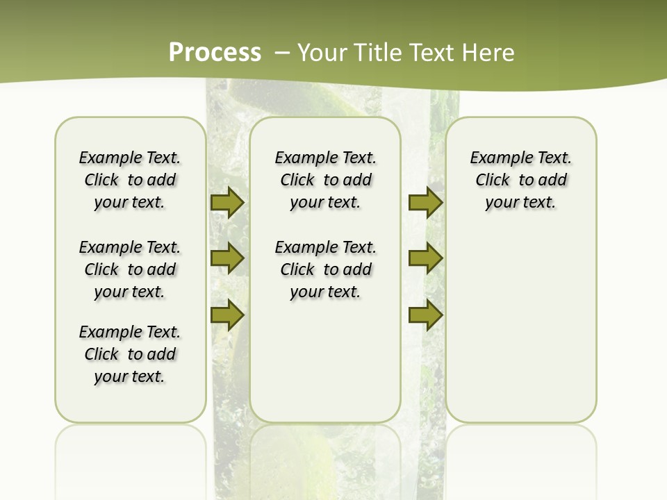 Tropical Fruit White PowerPoint Template