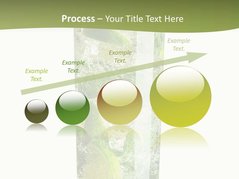 Tropical Fruit White PowerPoint Template