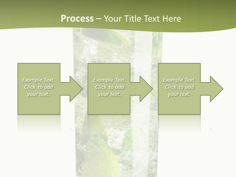 Tropical Fruit White PowerPoint Template