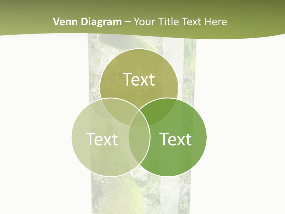 Tropical Fruit White PowerPoint Template