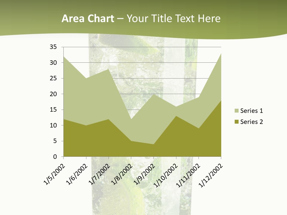 Tropical Fruit White PowerPoint Template