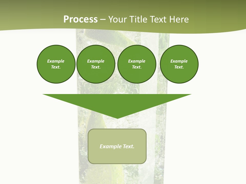 Tropical Fruit White PowerPoint Template