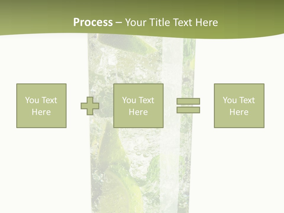 Tropical Fruit White PowerPoint Template