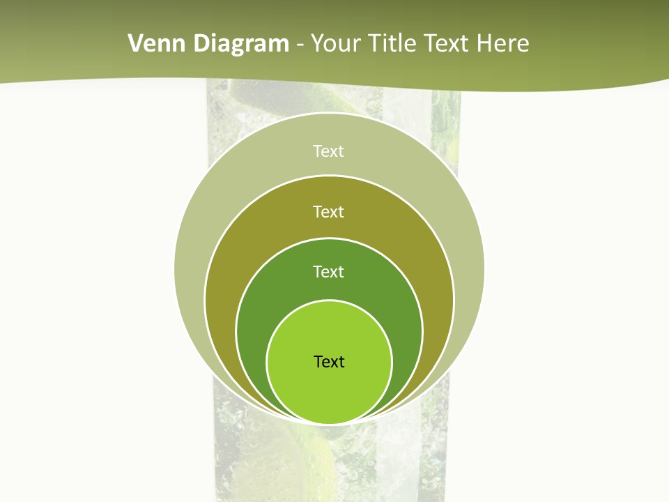 Tropical Fruit White PowerPoint Template
