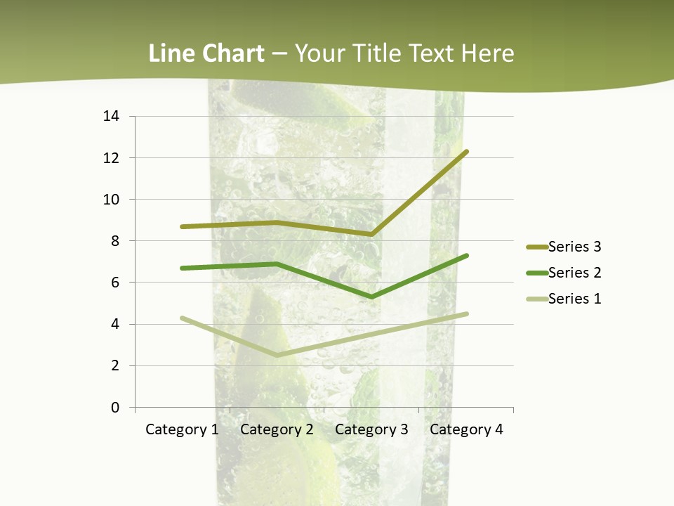 Tropical Fruit White PowerPoint Template