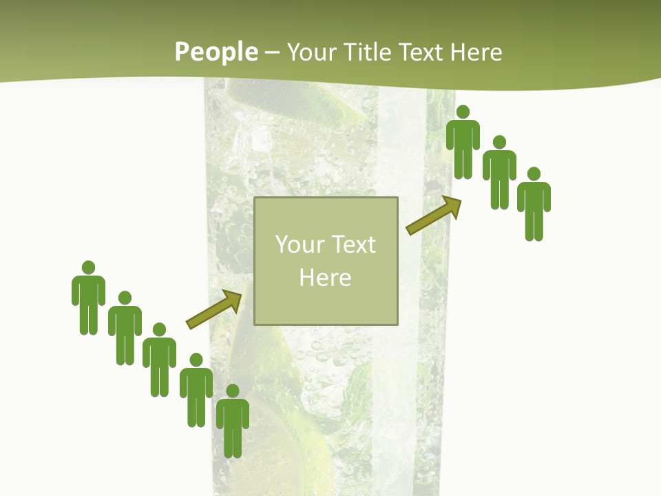 Tropical Fruit White PowerPoint Template