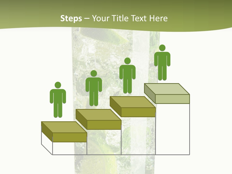 Tropical Fruit White PowerPoint Template