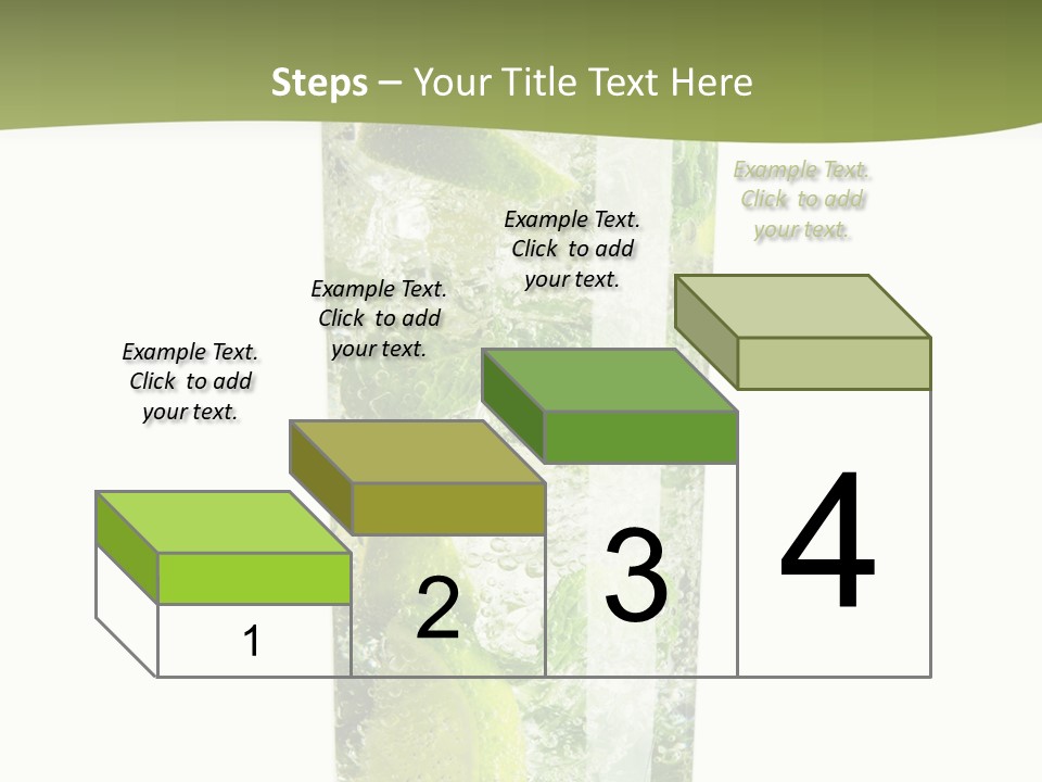 Tropical Fruit White PowerPoint Template