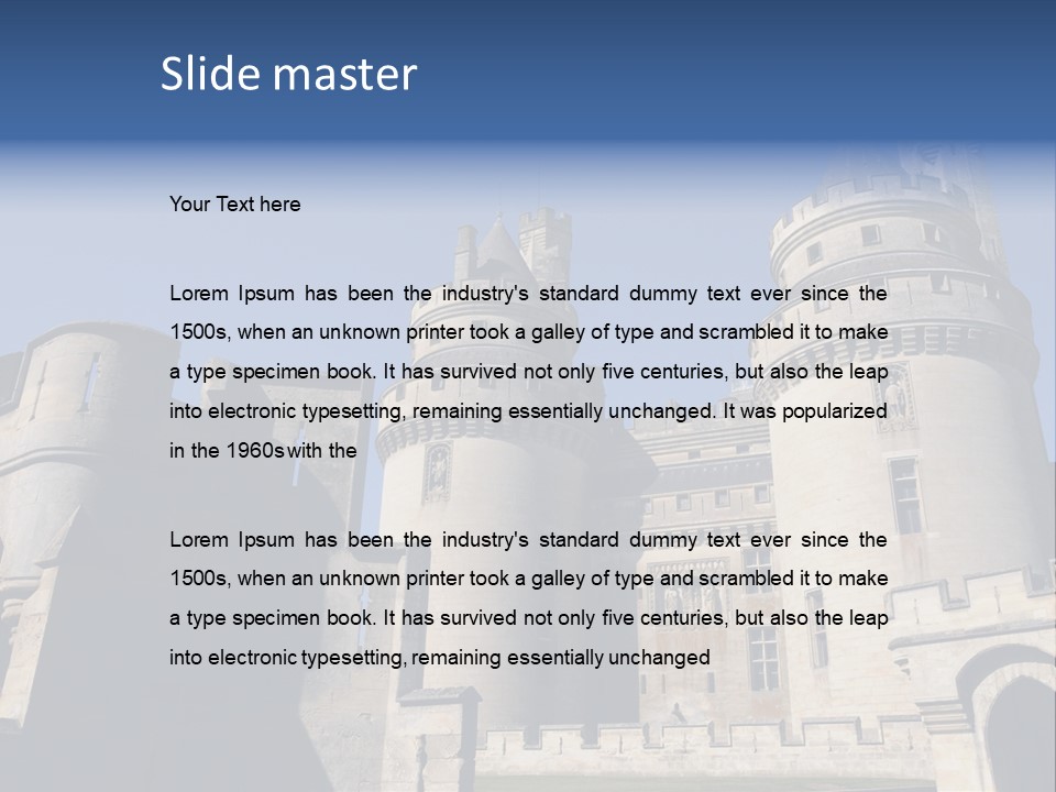 Picardie Architecture Historical PowerPoint Template