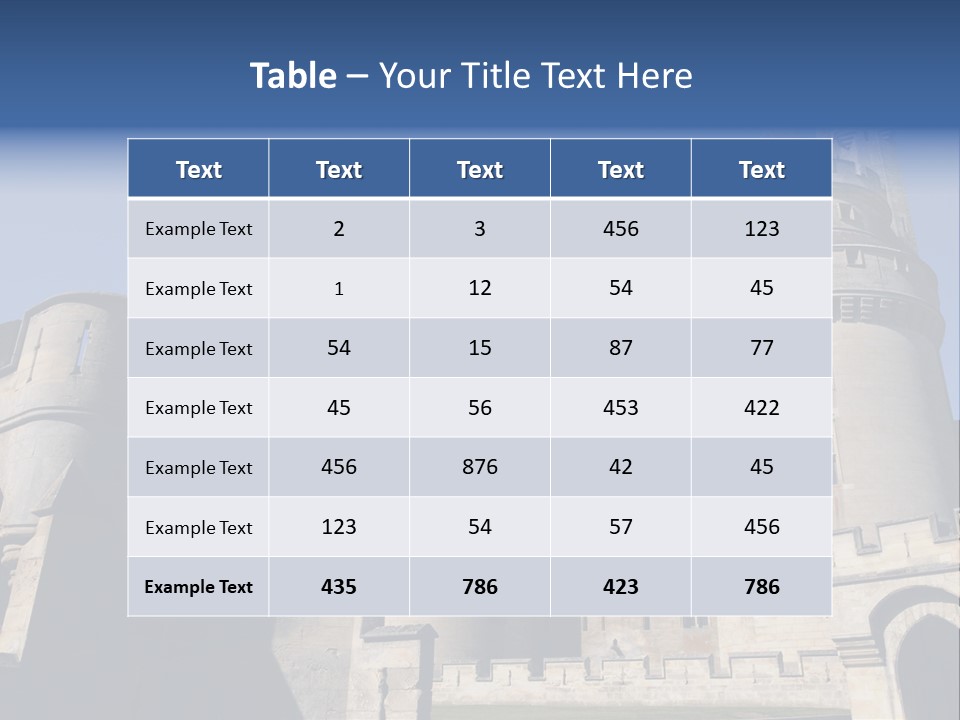 Picardie Architecture Historical PowerPoint Template