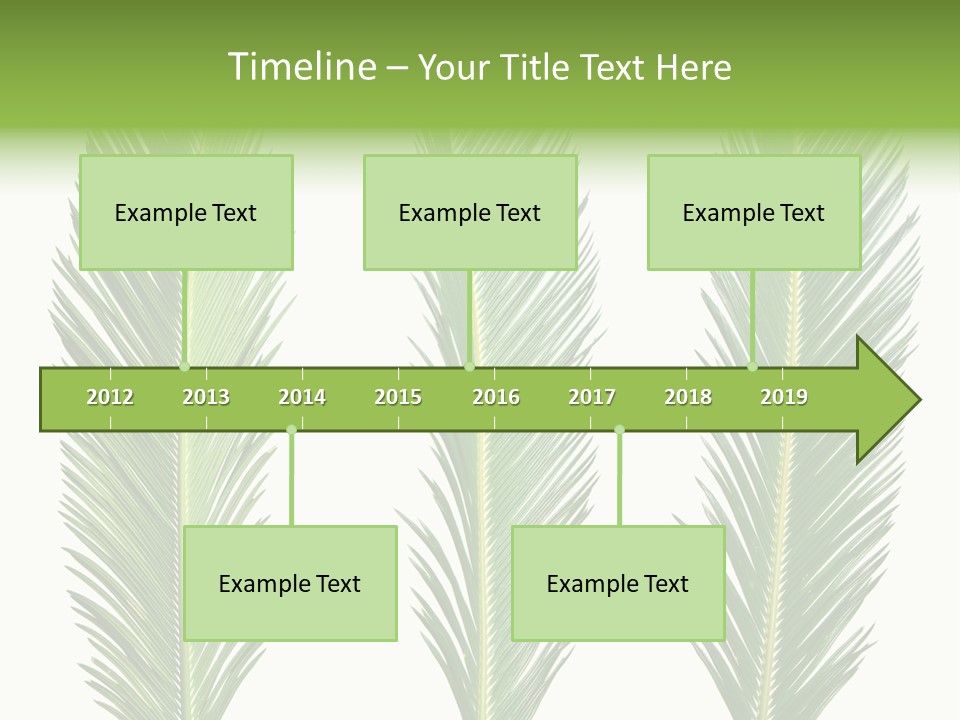 Botany Three Stem PowerPoint Template