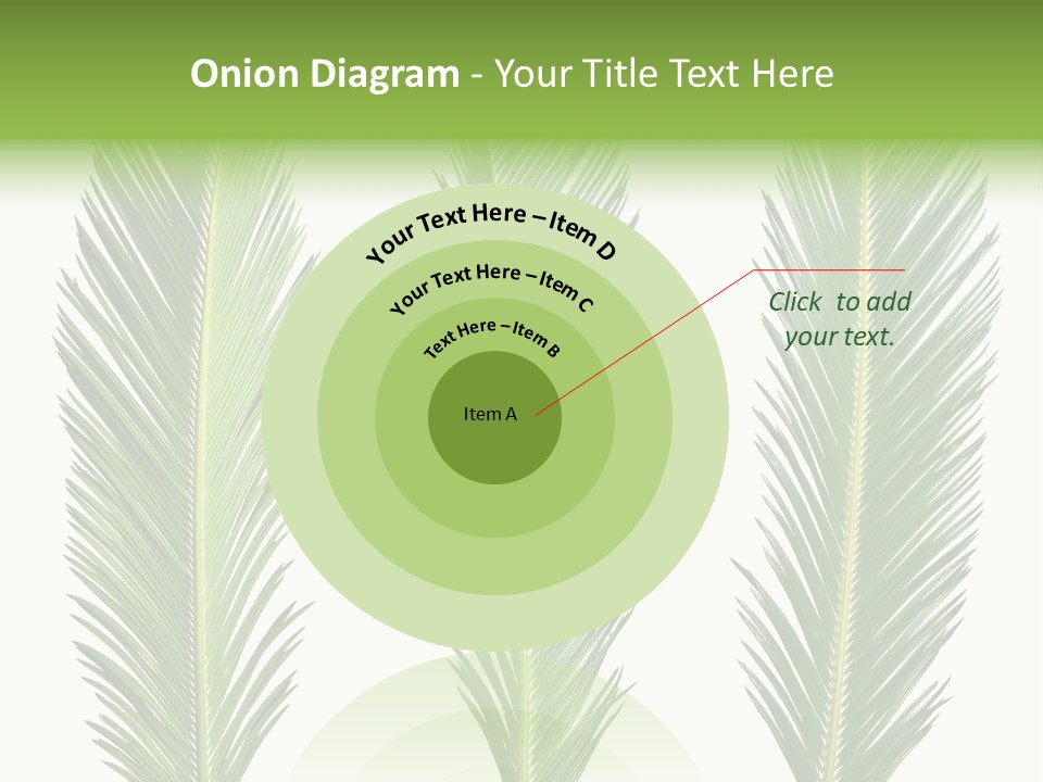 Botany Three Stem PowerPoint Template