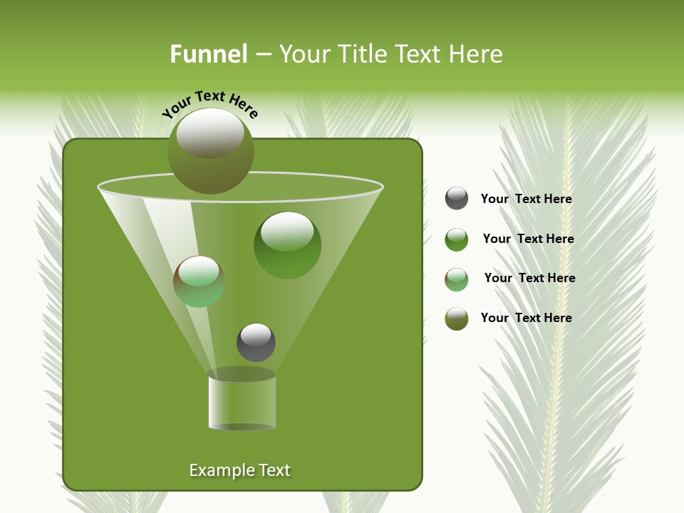 Botany Three Stem PowerPoint Template
