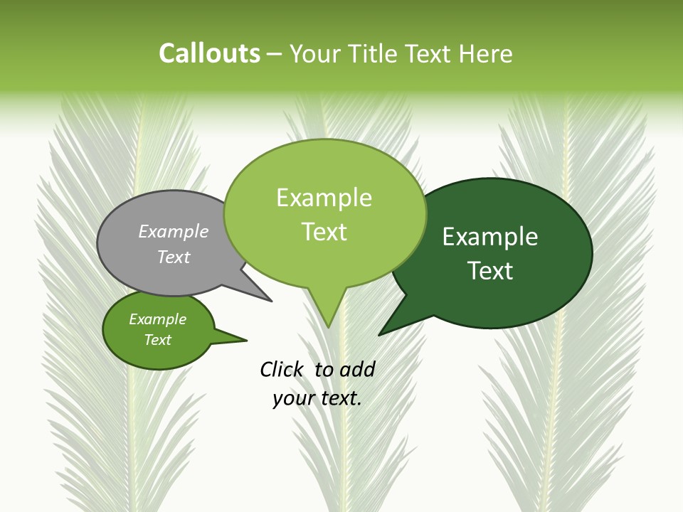 Botany Three Stem PowerPoint Template
