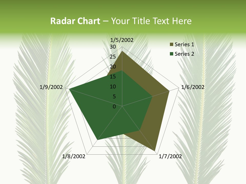 Botany Three Stem PowerPoint Template