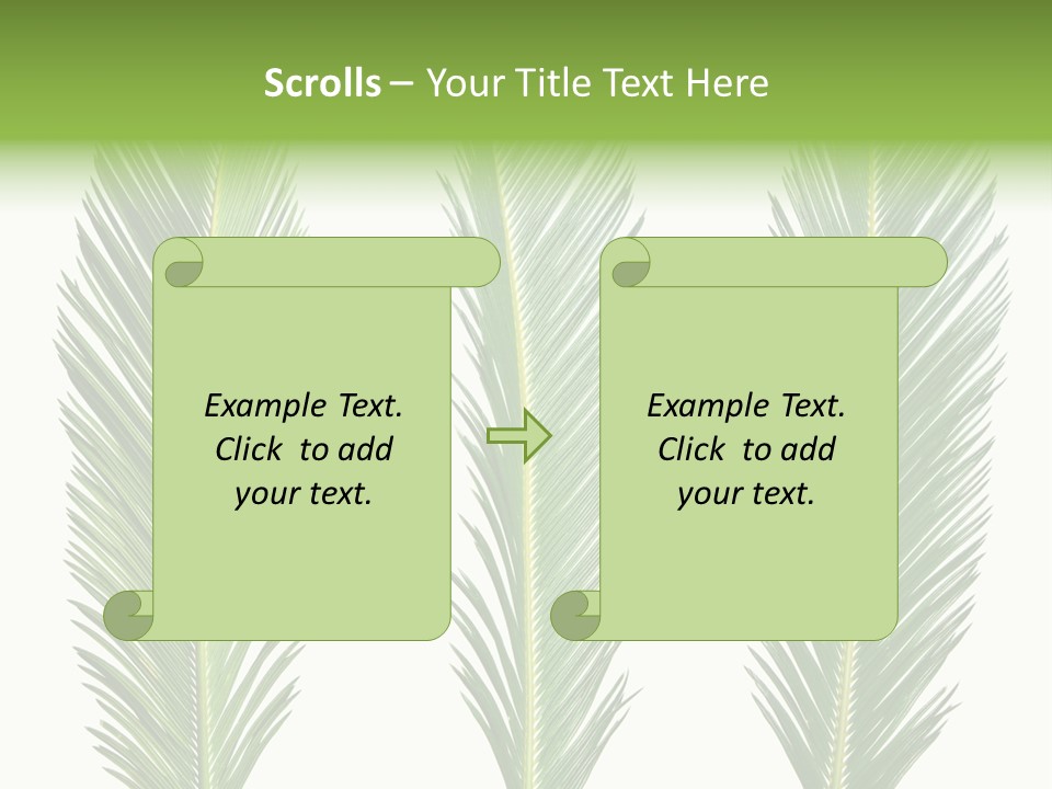 Botany Three Stem PowerPoint Template