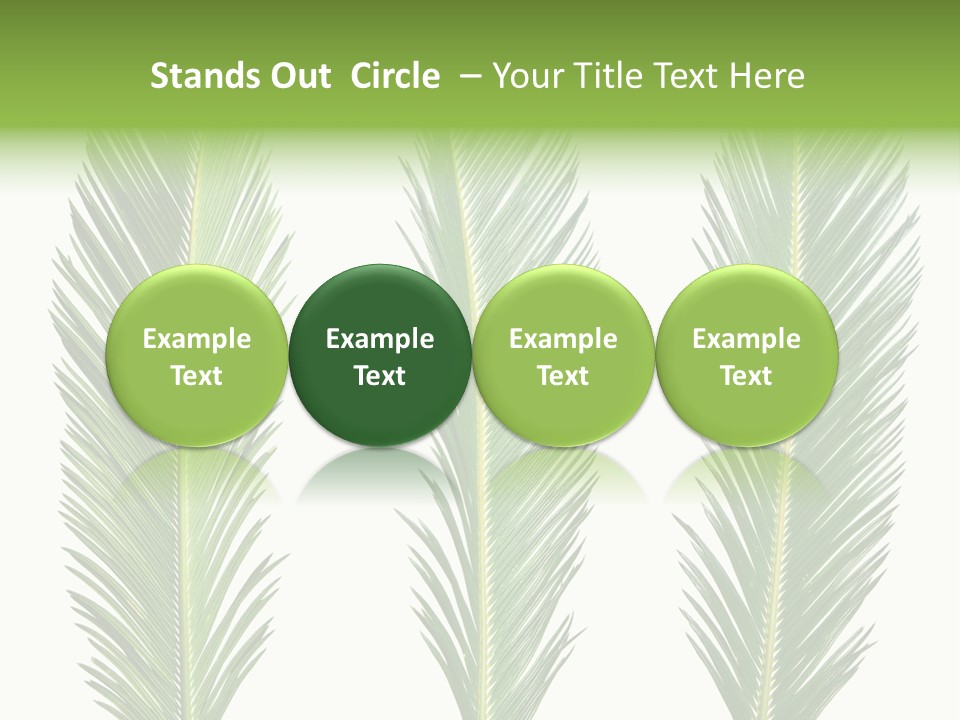Botany Three Stem PowerPoint Template