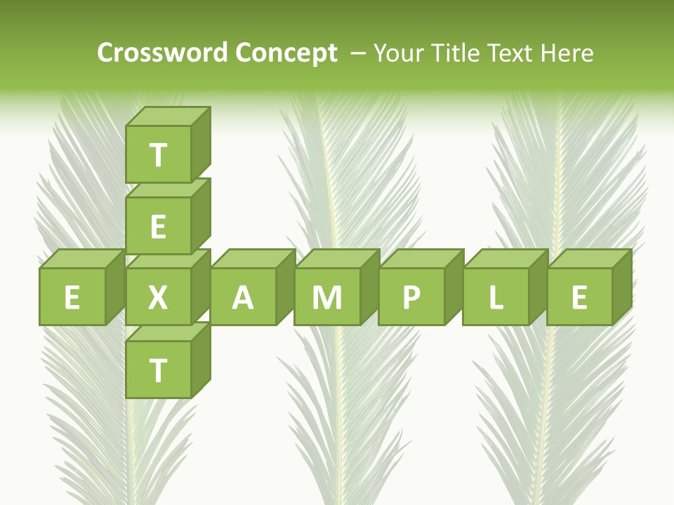 Botany Three Stem PowerPoint Template