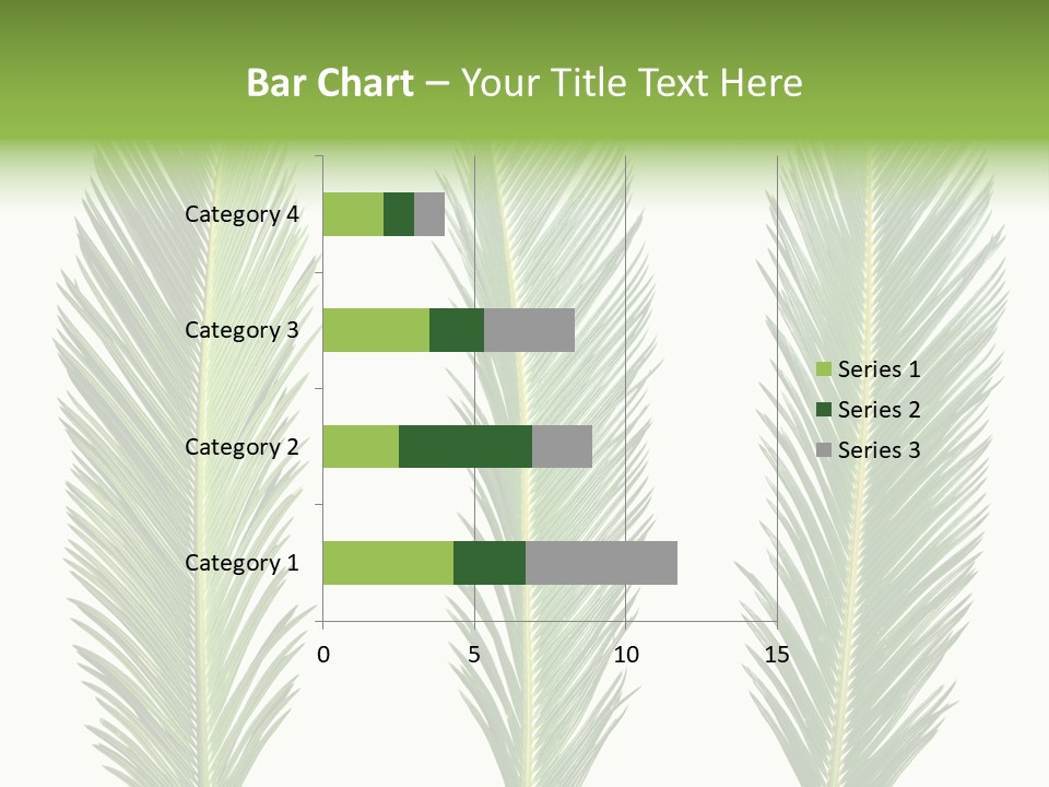 Botany Three Stem PowerPoint Template
