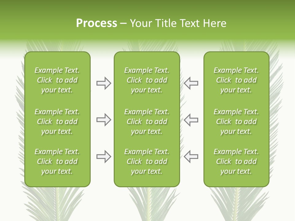 Botany Three Stem PowerPoint Template