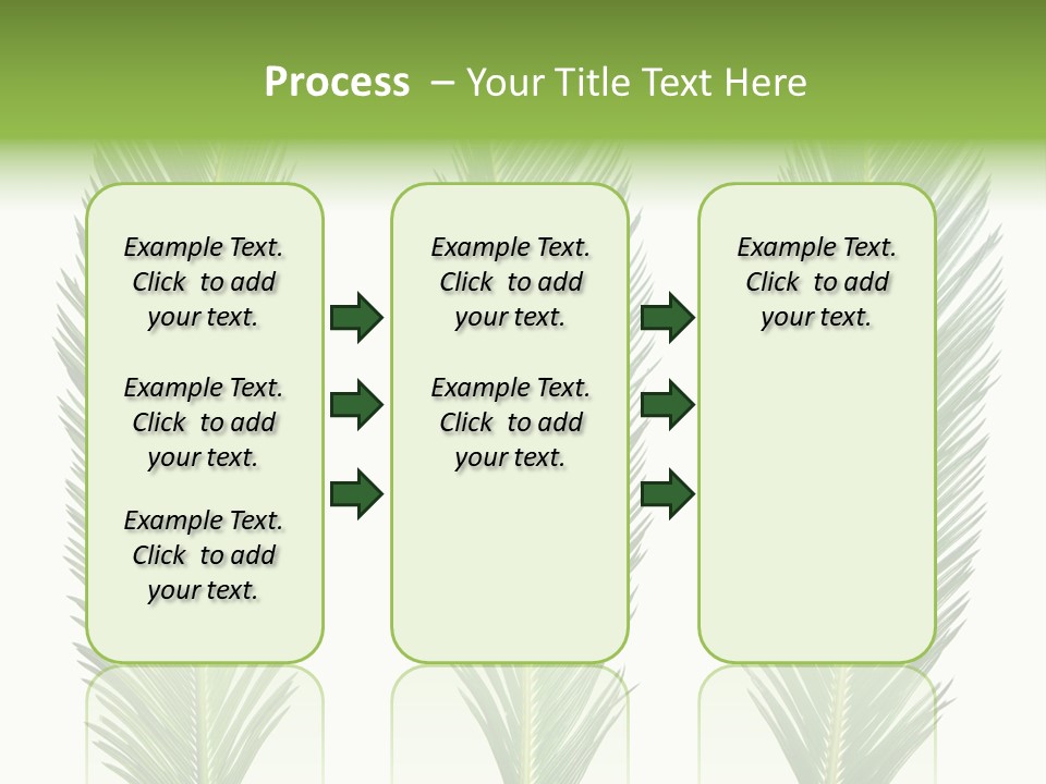 Botany Three Stem PowerPoint Template
