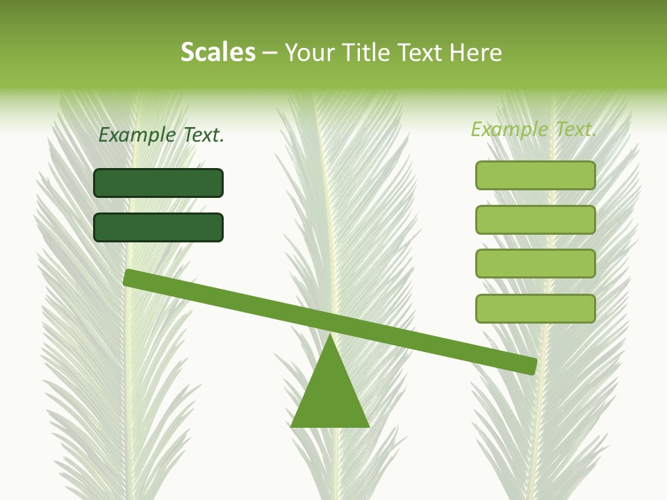 Botany Three Stem PowerPoint Template