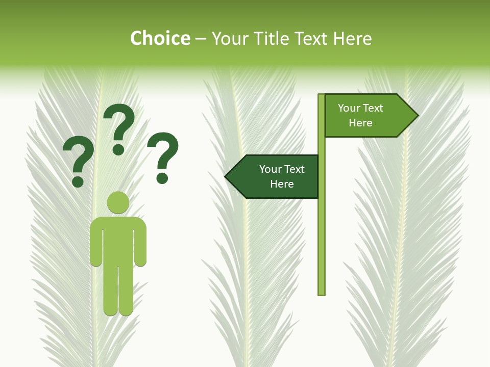 Botany Three Stem PowerPoint Template
