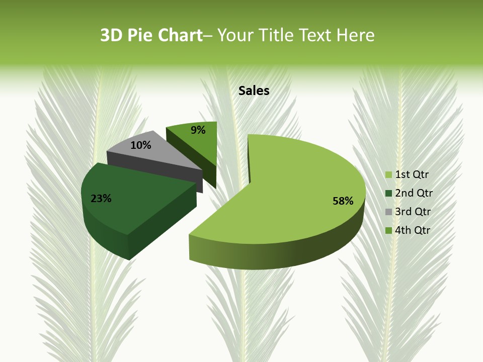 Botany Three Stem PowerPoint Template