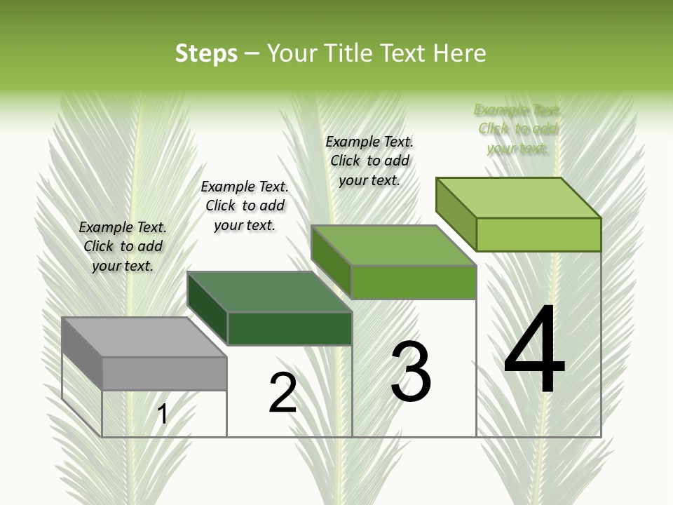 Botany Three Stem PowerPoint Template