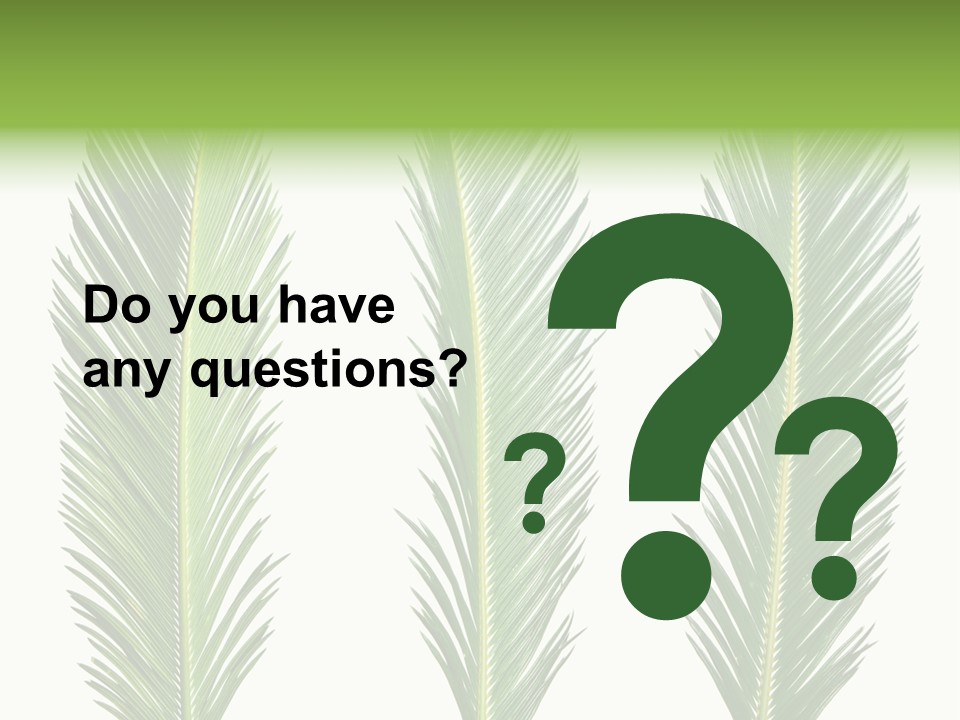 Botany Three Stem PowerPoint Template