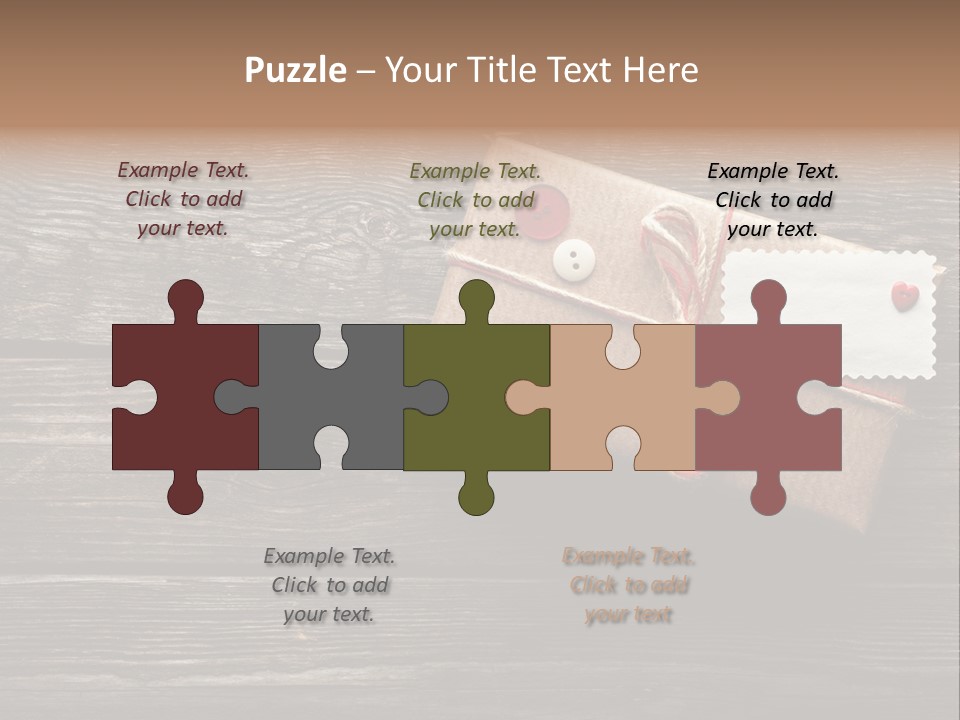 Thread Label Card PowerPoint Template