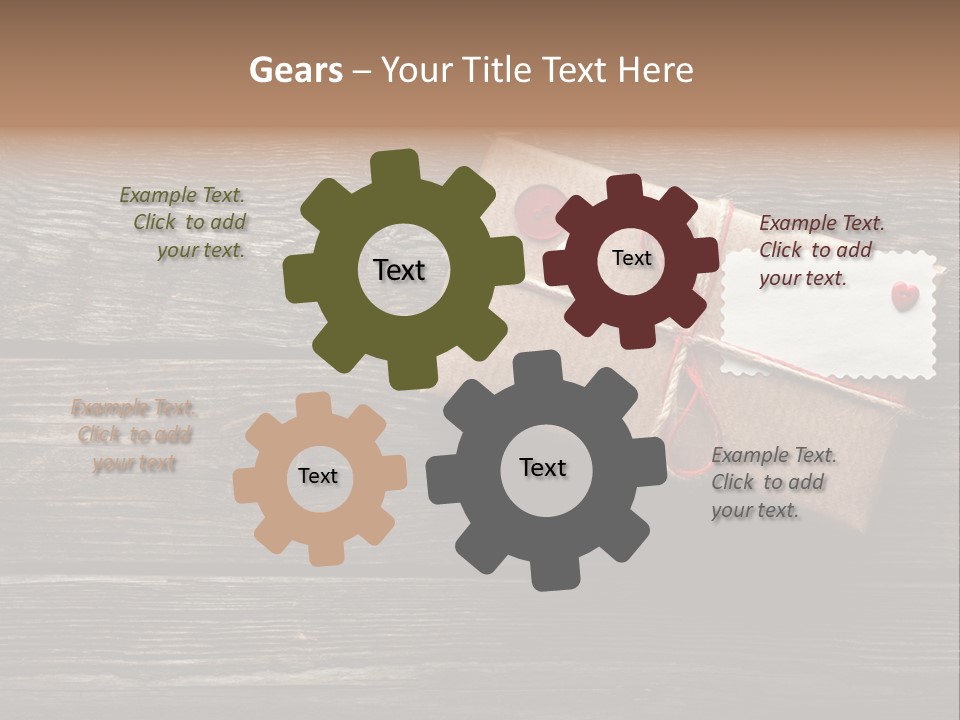 Thread Label Card PowerPoint Template