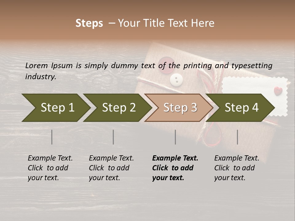 Thread Label Card PowerPoint Template