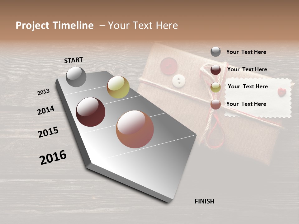 Thread Label Card PowerPoint Template