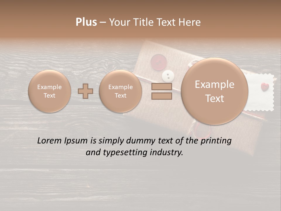 Thread Label Card PowerPoint Template