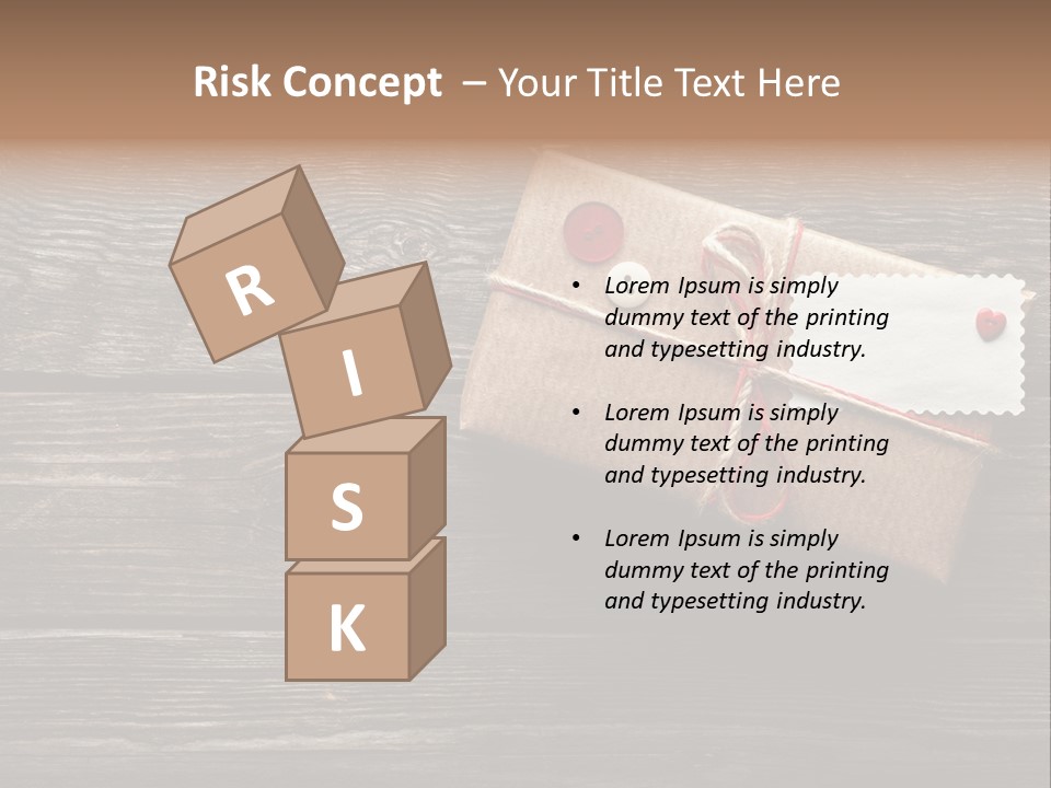 Thread Label Card PowerPoint Template