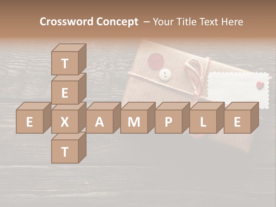Thread Label Card PowerPoint Template