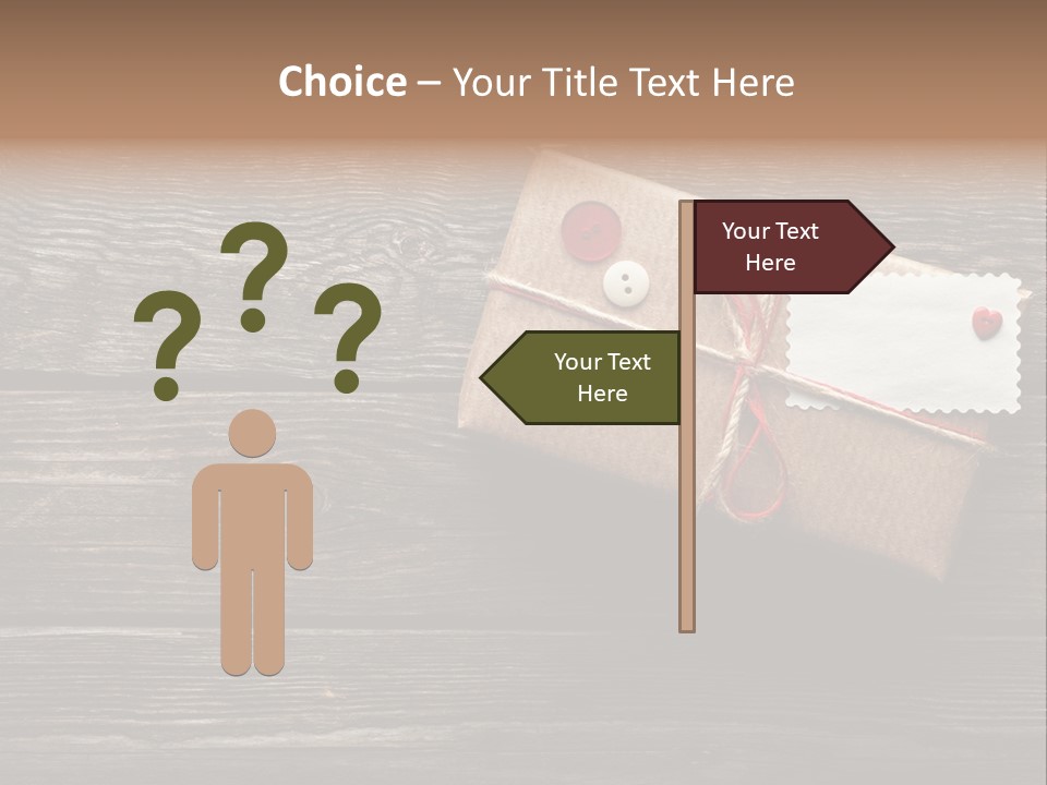 Thread Label Card PowerPoint Template
