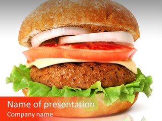 Nutrition Salad Classic PowerPoint Template
