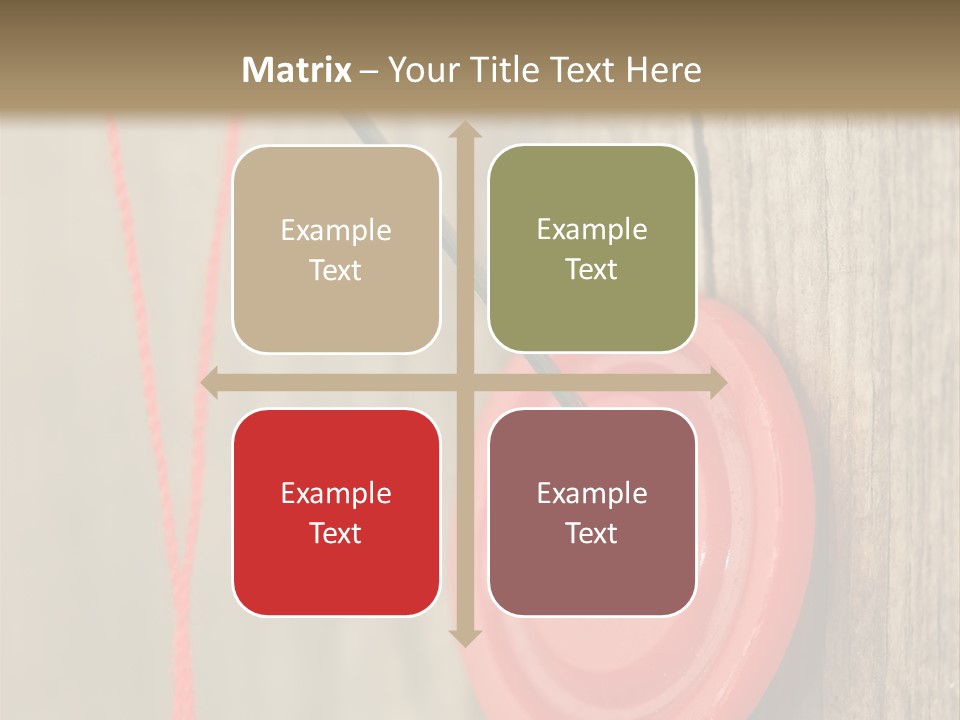 Round Needle Clothing PowerPoint Template