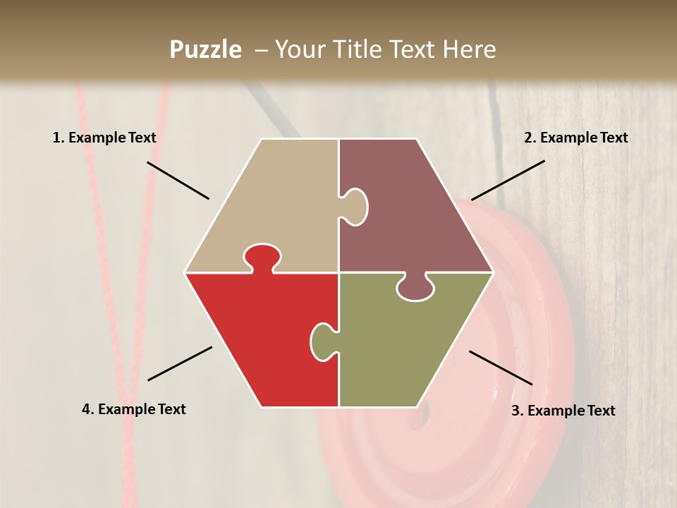 Round Needle Clothing PowerPoint Template