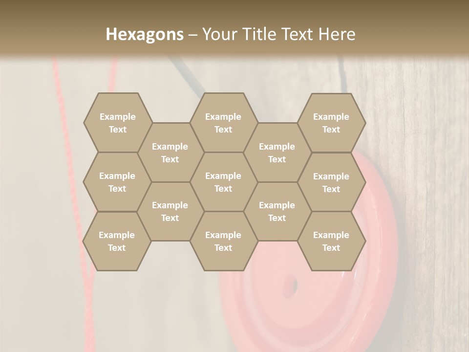 Round Needle Clothing PowerPoint Template