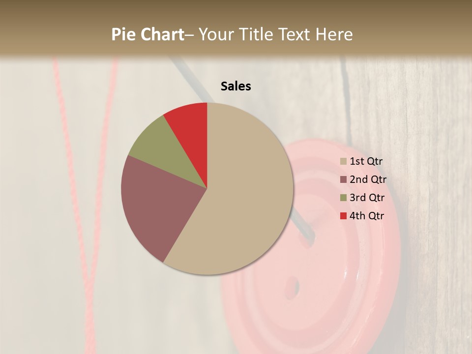 Round Needle Clothing PowerPoint Template