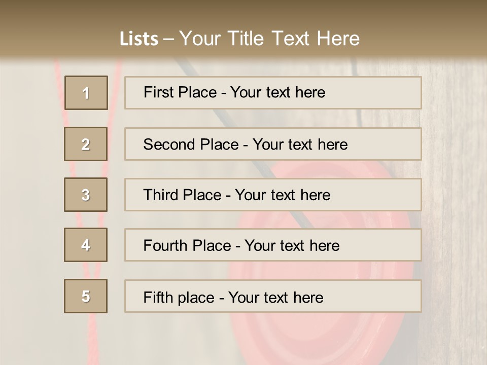 Round Needle Clothing PowerPoint Template