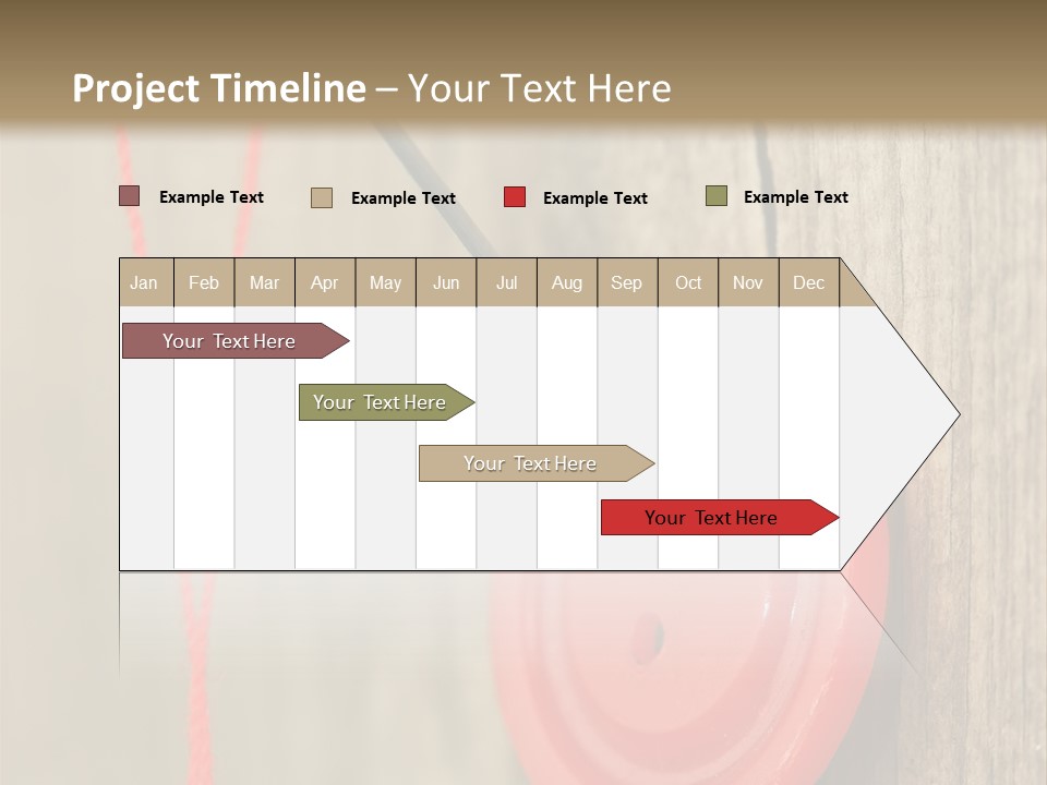 Round Needle Clothing PowerPoint Template