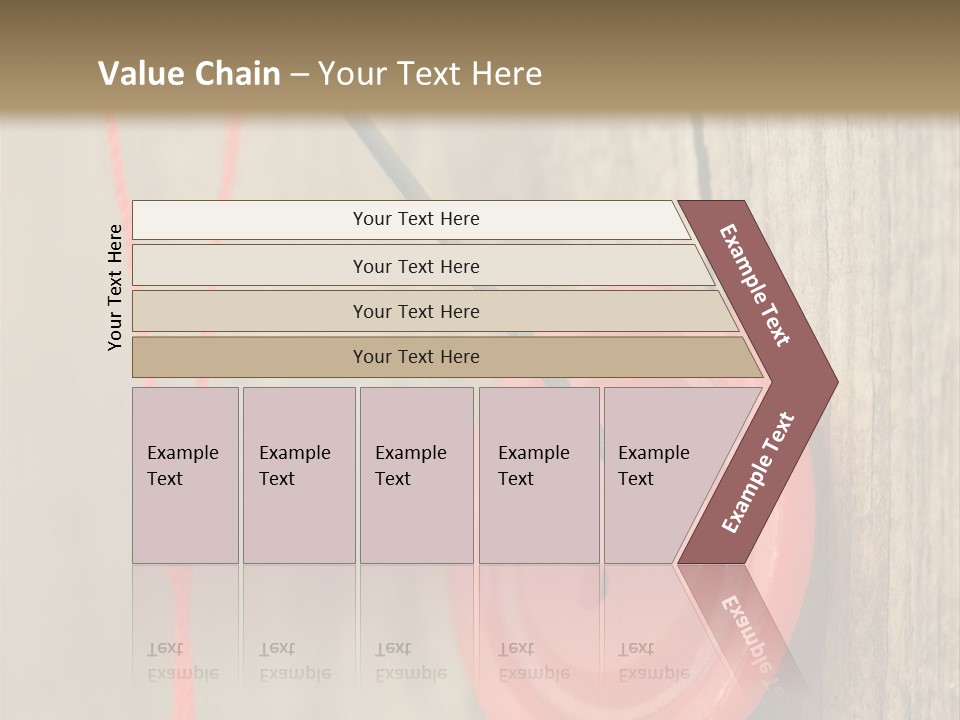 Round Needle Clothing PowerPoint Template